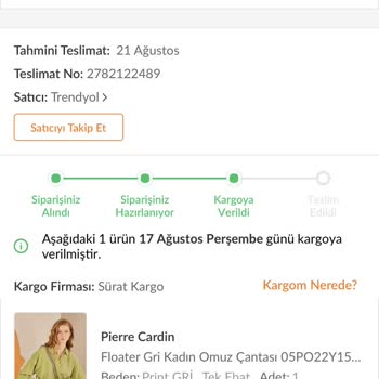 Trendyol 2 Haftadır Beni Oyalıyor