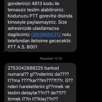 PTT Kargo Kargom Evde Olmama Rağmen Getirilmiyor!