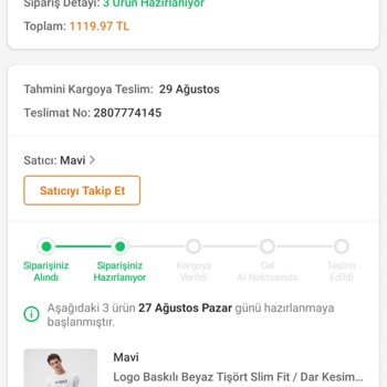 Trendyol Kargoya Verilmeyen Ürün