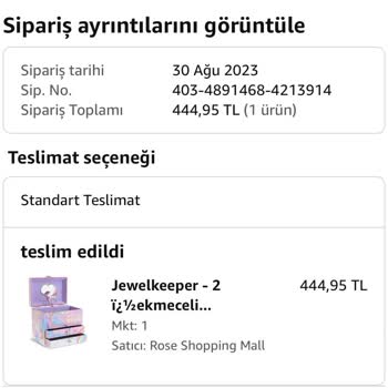 Amazon Hatalı Defolu Yırtık Ürün