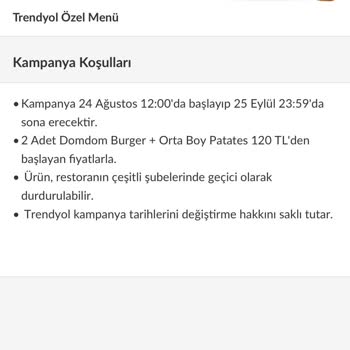 Trendyol Yemek - Görsel İle Satılan Ürün Birbirini Tutmuyor