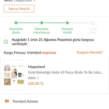 Trendyol Kargo Sorunu