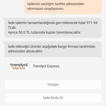 Trendyol Kupon İadesi Yapılmıyor