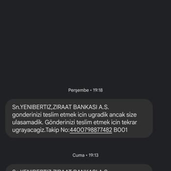Kuryenet Kuryede Olan Kartımı Getirmiyor