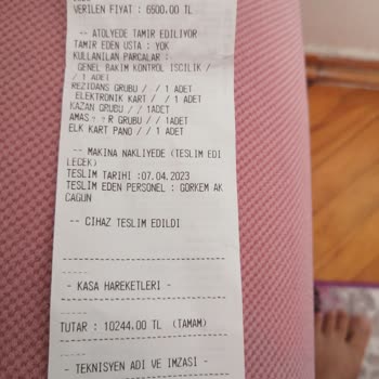 Ulus Teknik Arçelik Servisi Tamiratı Ve Müşteri Hizmetleri Konusunda Hayal Kırıklığı