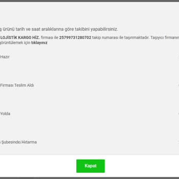 Horoz Lojistik'in Ürünü İade Etmemesi