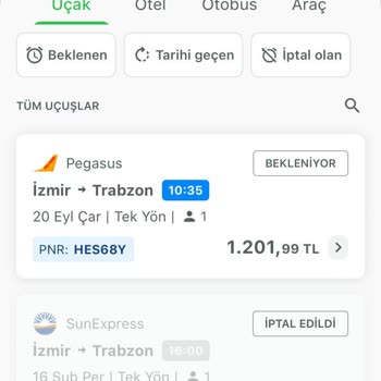 Enuygun.com Uçak Biletinin Ertelendiğinde Bir Bilet Fiyatı Fark Çıkarması