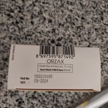 Orzax İlaç N11'den Aldığım D Vitamini İle İlgili Yaşadığım Sorun