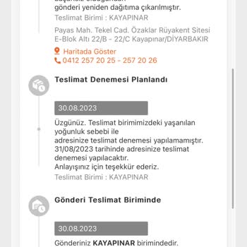 MNG Kargo Ürün Teslimi Yapılmıyor