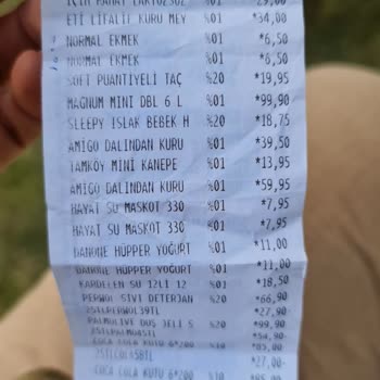 Şok Market Fazla Alınan Tutar