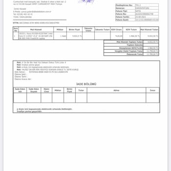Teknosa.com Dan Albedo İsimli Satıcıdan Satın Aldığım Kusurlu Laptop