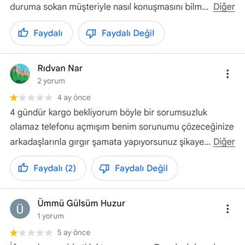 Aras Kargo Dilovası Şubesi Çalışmıyor