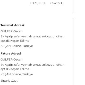 The Moose Bay Şirketinden Yapmış Olduğum Alışveriş