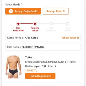 Trendyol Yanlış Gönderilen Sipariş Ve Olumsuz Tavır