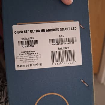 Onvo 55 İnç Pişmanlık Oldu