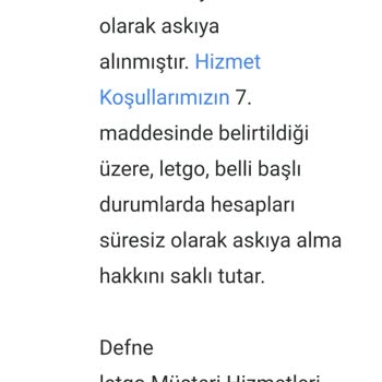 Letgo Tam Bir Fiyasko