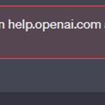 Chatgpt Hata Ve Hata