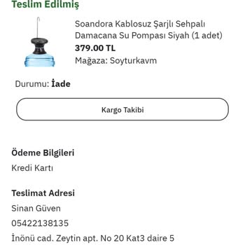 PttAVM İade Bedelinin Ödenmemesi