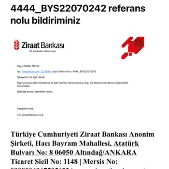 Ziraat Bankası Yasal Etiket Kaldırımı