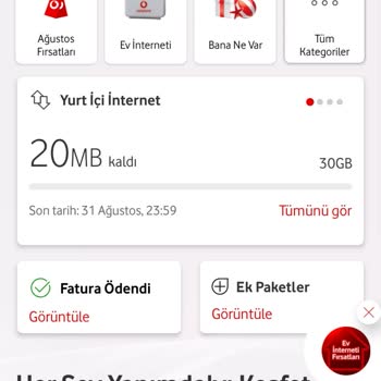 Vodafone Faturama Kullanmadığım Halde Fazla Para Ekliyor.