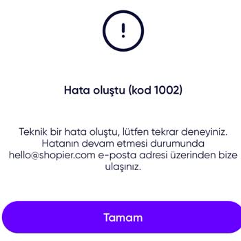 Shopier ‘a Girilmiyor