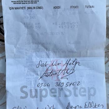 SuperStep'ten İade Paramı Alamadım.