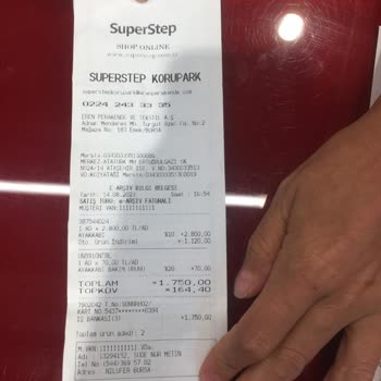 SuperStep'ten İade Paramı Alamadım.