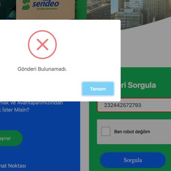 Sendeo'nun Ürünü Teslim Etmemesi