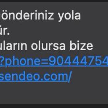Sendeo'nun Ürünü Teslim Etmemesi