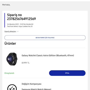 Samsung Telefon Stoğunda Olmayan Ürünü Varmış Gibi Sattı