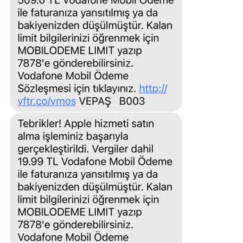 Vodafone Vepaş Bilgim Dışında Para Çekmiştir