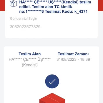 Aras Kargo Teslim Edilen Ama Teslim Edilmeyen Kargo