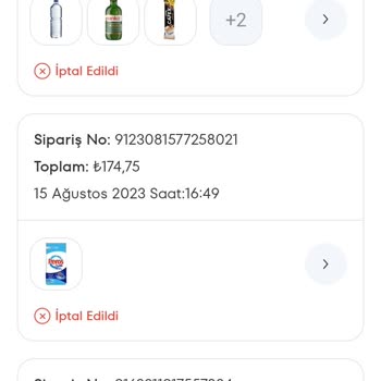 A101 Kapıda Uygulaması Siparişi Nedensiz İptal Etmesi
