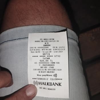 Anadolu Hastanesi (Eskişehir) Acilde Ücret Talep Etmeleri