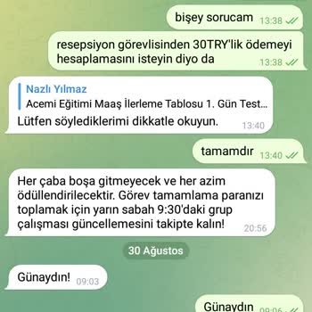 Telegram/WhatsApp Sahte Kâr Lar