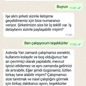 Telegram/WhatsApp Sahte Kâr Lar