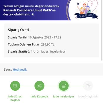 Çiçek Sepeti Paramı İade Etmiyor