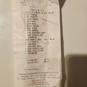 Popeyes Ankara Kentpark AVM De Personel Saygısızlığı