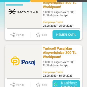 VakıfBank World Puanımı Ödemiyor