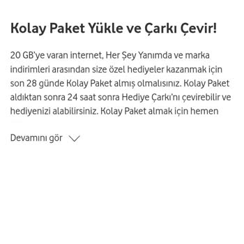 Vodafone Hediye Çarkını Çeviremiyorum