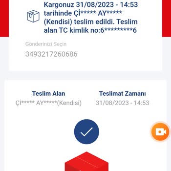 Aras Kargo Kargomu Aramadan Kapıya Bırakıp Gitmişler