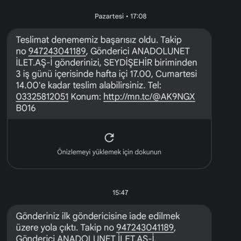 MNG Kargo Hiçbir Şekilde Kargolarımızı Tarafımıza Ulaştırmıyor