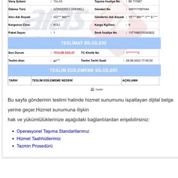 A101 İnternet Sitesi İade Kabul Etmiyor