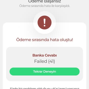 Bubilet Duman Konserine Bilet Alırken Failed 41 Adlı Bir Hata Alıyorum