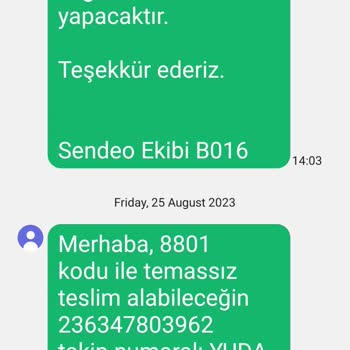 Boron.com.tr'den Aldığım Sipariş Sendeo Kargo Getirmiyor
