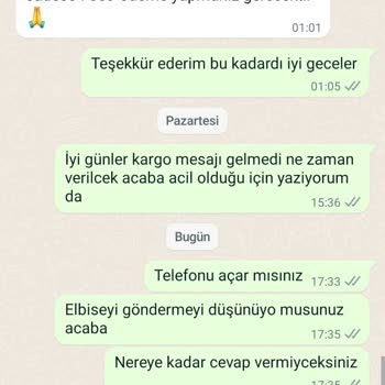 Melisima (instagram: melisimaabiye) Parasını Ödediğim Elbiseler Gönderilmedi