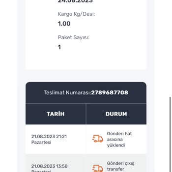 Sendeo Kargo Sorumsuzluğu Kayıp