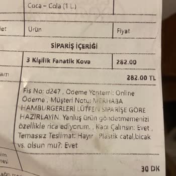 Getir Yemek, Burger King, Popeyes