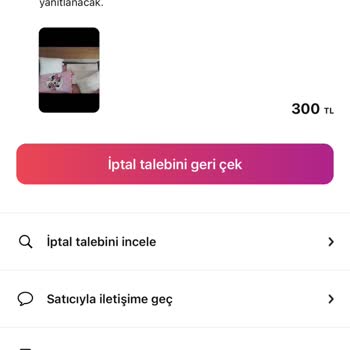 Gardrops 3 Kez İptal Talebinde Bulunduğum Siparişim İptal Edilmedi Halen