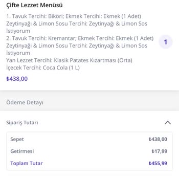 Trendyol Yemek Teslim Edilmeyen Siparişin Parası Alindi